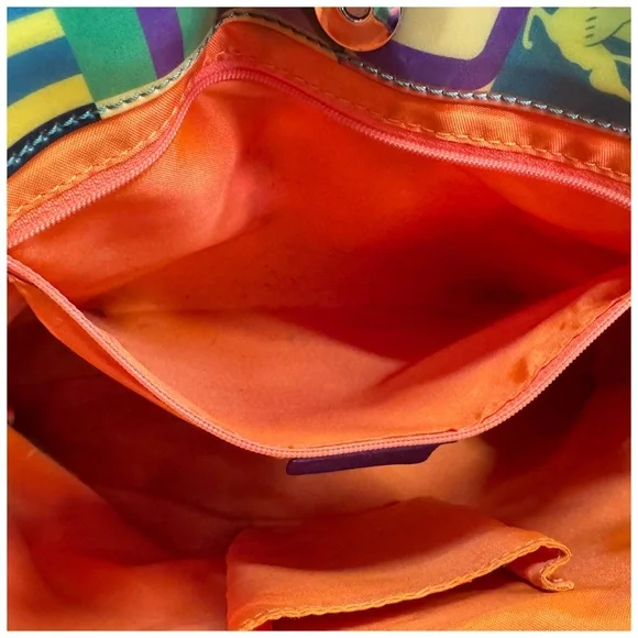 Colorful ETRO Women's Tote Bag Rare! - Picture 8 of 9